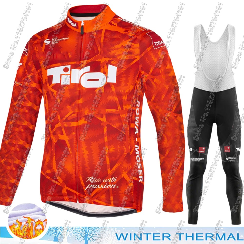 Winter Clothing Men Sale - Tirol Team 2024 사이클링 저지 세트