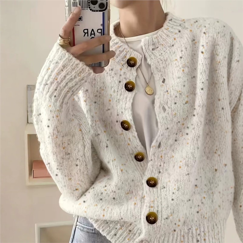 Jack Winter Clothing - 여성용 스웨터 자켓 봄 캐주얼 브레스티드