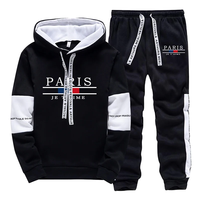 핫세일 남성 트레이닝복 프린트 캐주얼 후드 스웨트셔츠  - Winter Clothing For Men 리뷰 및 가격