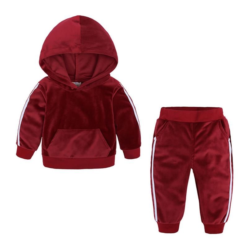 아기 벨벳 후드 의류 세트, 가을 용수철 어린이 세트, - Winter Clothing Activities For Toddlers 리뷰 및 가격