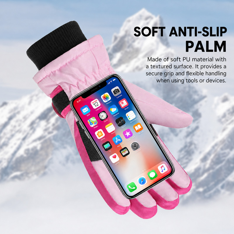 어린이 겨울 스키 장갑 방수 방풍 어린이 눈 장갑 소년 - Waterproof Mitten Ski 리뷰 및 가격