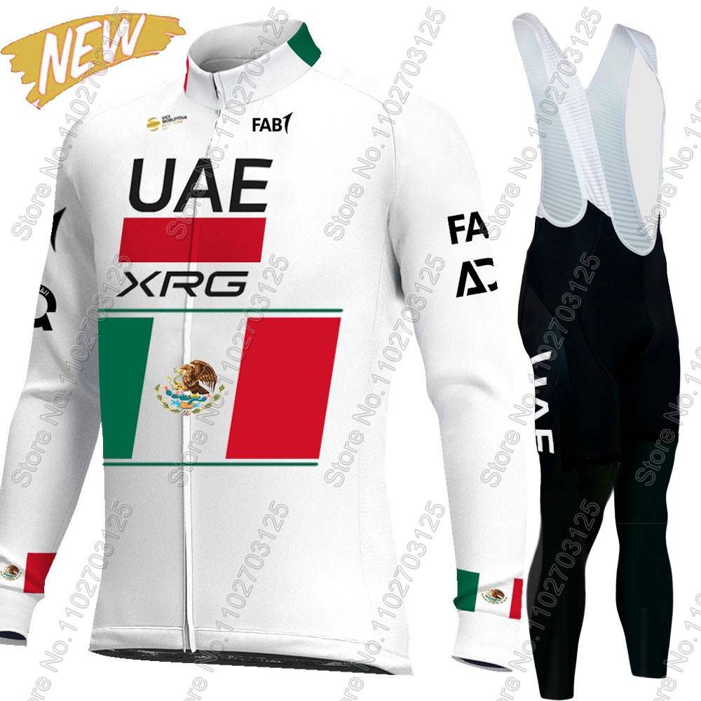 UAE 팀 사이클링 2026 멕시코 저지 세트 남성용  - Winter Clothing Men Sale 리뷰 및 가격