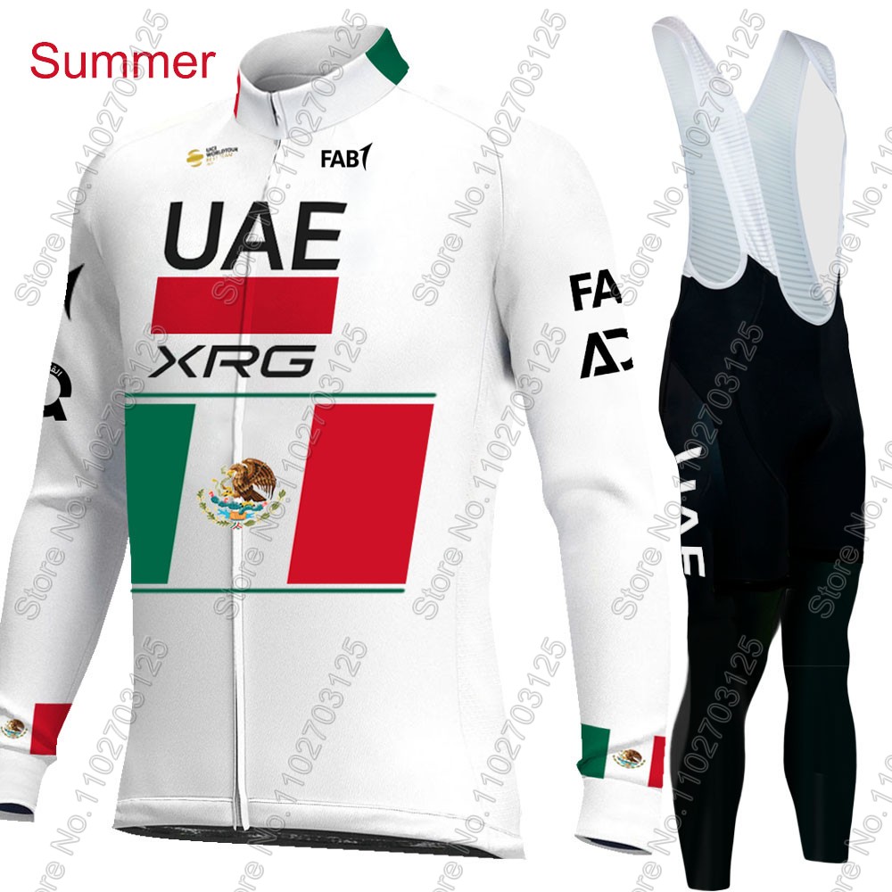 UAE 팀 사이클링 2026 멕시코 저지 세트 남성용  - Winter Clothing Men Sale 리뷰 및 가격