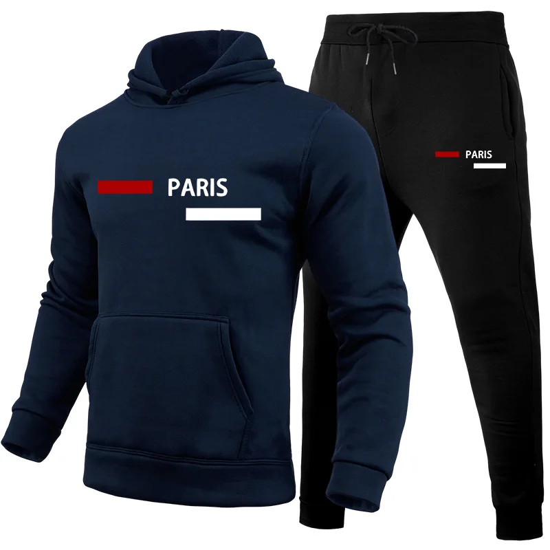 남성용 운동복 패션 캐주얼 후드 티셔츠 스웨트팬츠 야외 - Winter Clothing For Men 리뷰 및 가격