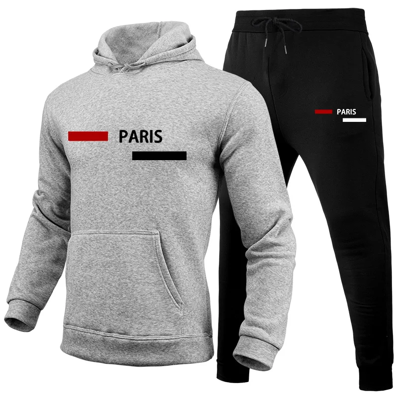 남성용 운동복 패션 캐주얼 후드 티셔츠 스웨트팬츠 야외 - Winter Clothing For Men 리뷰 및 가격