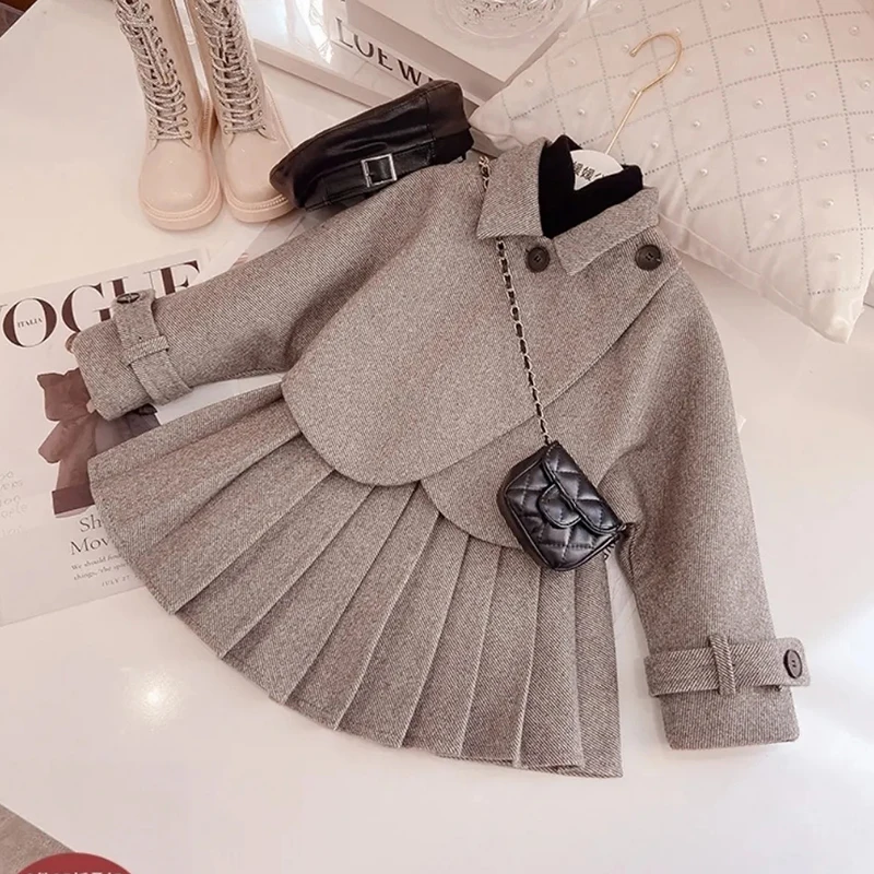 여자 의류 세트 가을 겨울 어린이 겉옷 + 드레스 2p - Winter Clothing Activities For Toddlers 리뷰 및 가격
