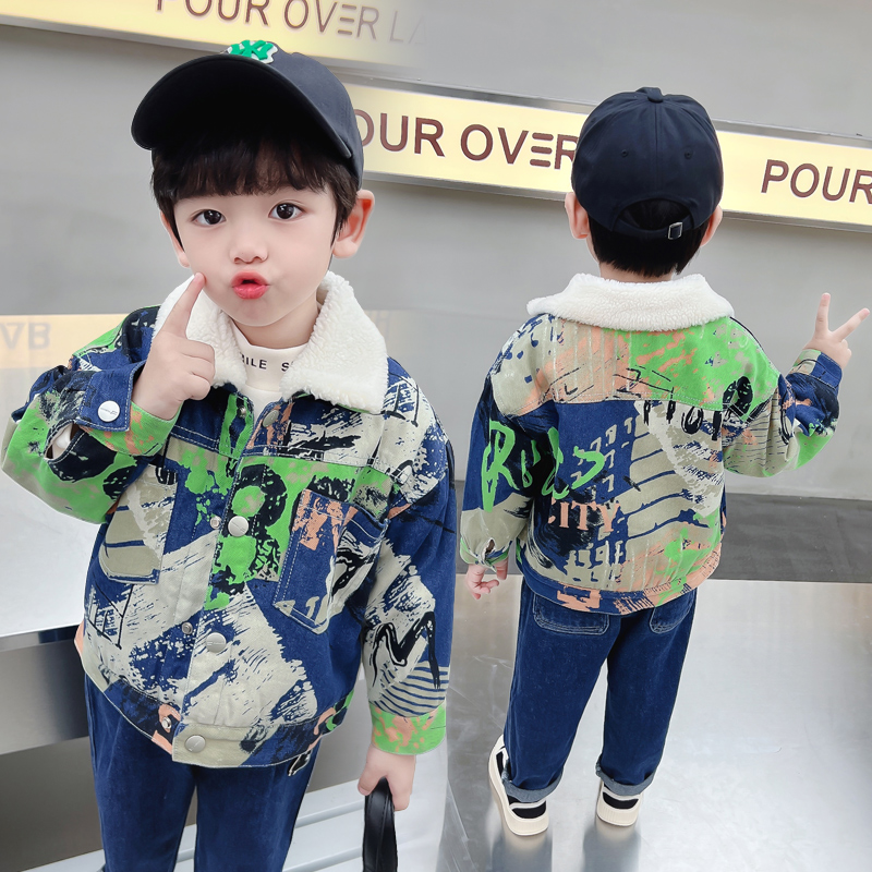 어린이 아기 따뜻한 데님 재킷 파카 코트 모피와 함께  - Winter Clothing Activities For Toddlers 리뷰 및 가격