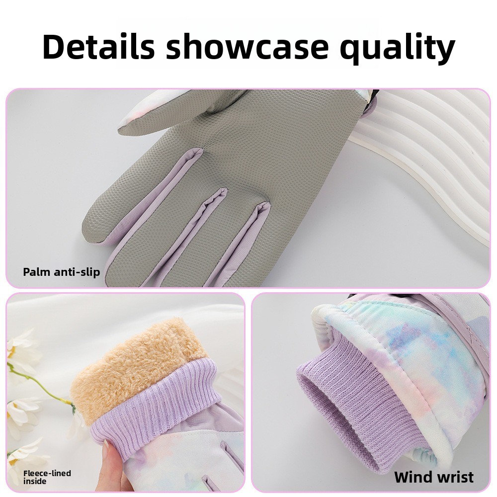 새로운 방수 스키 장갑 방풍 방한 사이클링 장갑 터치  - Waterproof Mitten Ski 리뷰 및 가격