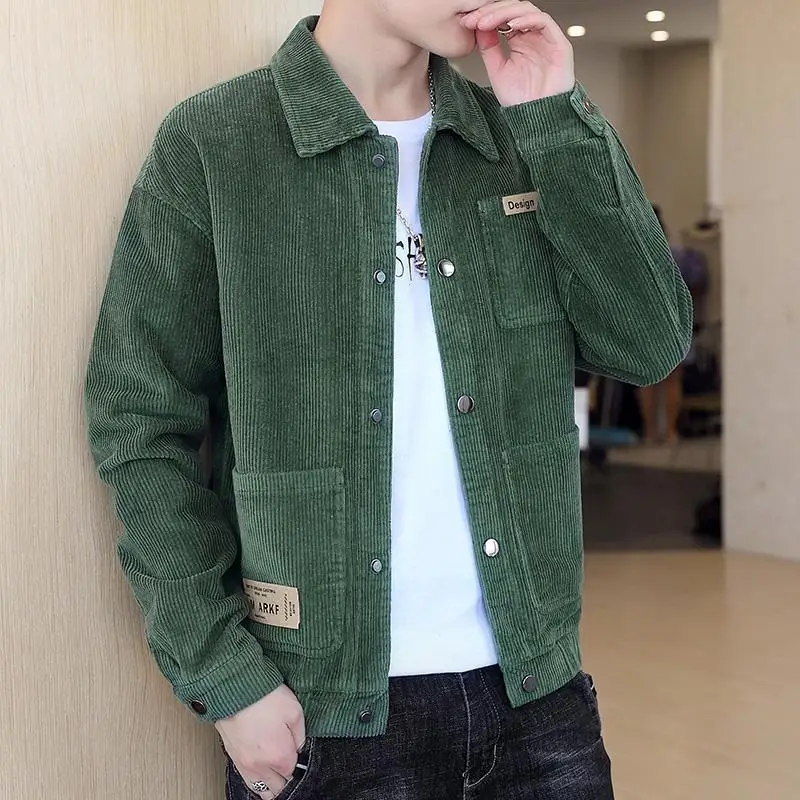 리비엘리 패션 라펠 버튼 포켓 스플라이스 코듀로이 코트 - Jack Winter Clothing 리뷰 및 가격