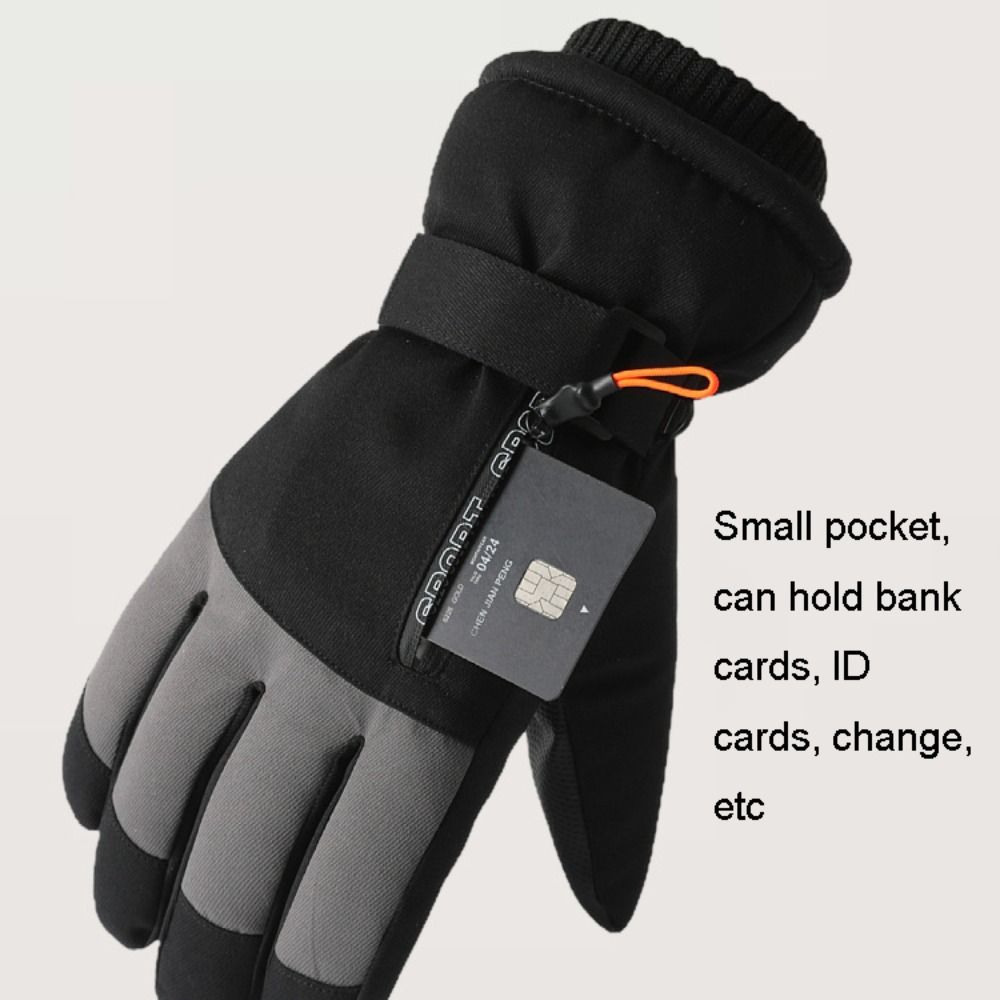 방풍 겨울 따뜻한 장갑 터치 스크린 두꺼운 스노우보드  - Waterproof Mitten Ski 리뷰 및 가격